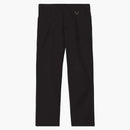 Burberry Cotton Gabardine Tailored Trousers Black