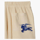 Burberry Cotton Logo Shorts Calico