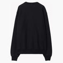 Sudadera de algodón de burberry negro