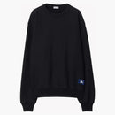 Sudadera de algodón de burberry negro