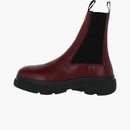 Burberry Creeper Chelsea Boots Plum