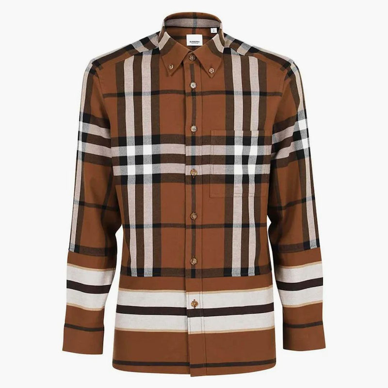 Burberry Creeton Check Shirt Brown