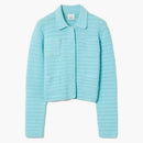 Burberry Crochet Jacket Blue