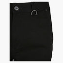 Burberry D-Ring Tailored Straight-Leg Trousers Black
