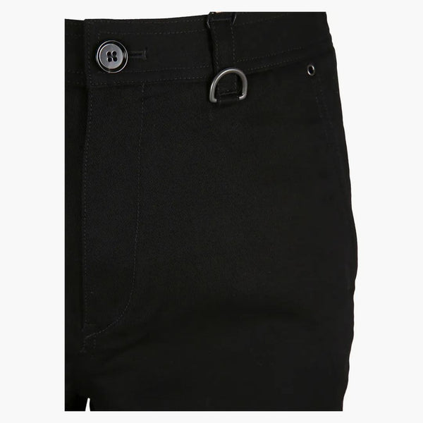Burberry D-ring Tailored Straight-leg Trousers Black