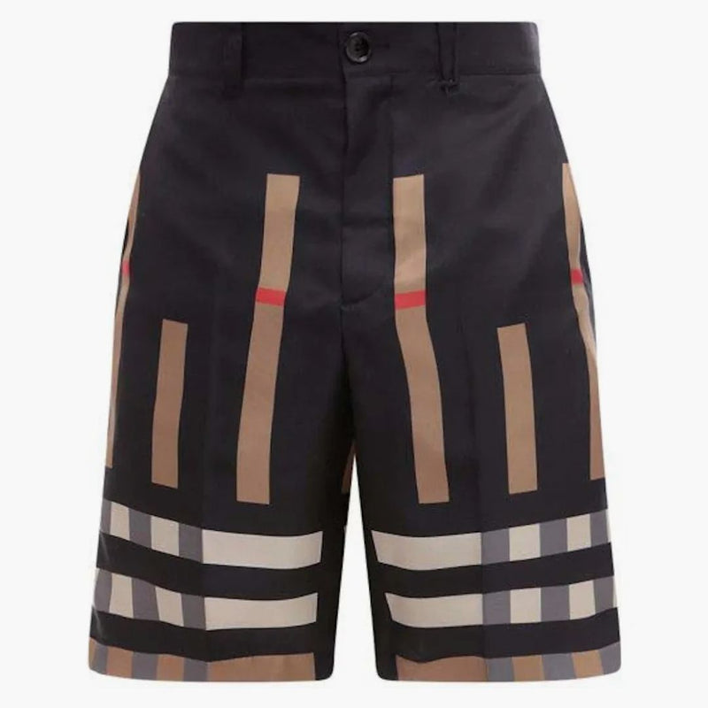 Burberry Dan Silk Shorts Black Multi
