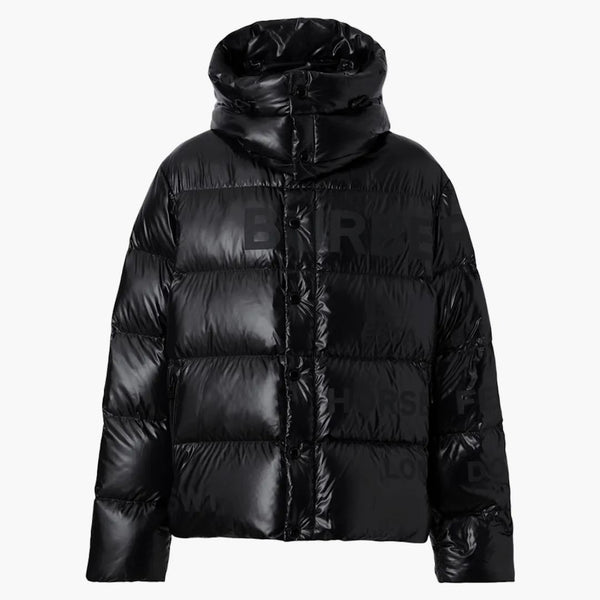 Burberry Detachable Hood Horseferry Print Buffer Jacket Black