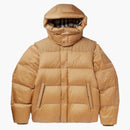 Burberry Detachable Sleeve Check Hooded Buffer Jacket Honey