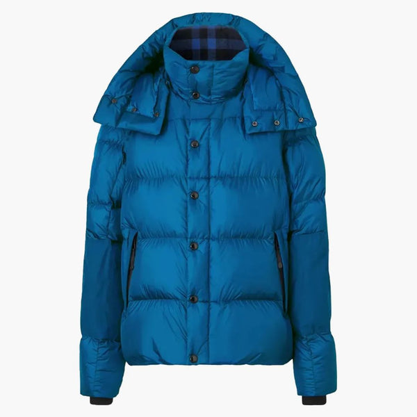 Burberry Detachable Sleeve Hooded Buffer Jacket Midnight Navy