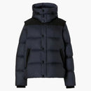 Burberry Detachable Sleeve Hooded Buffer Jacket Navy