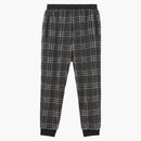 Burberry Dimitri Fleece Check Pants Dark Charcoal