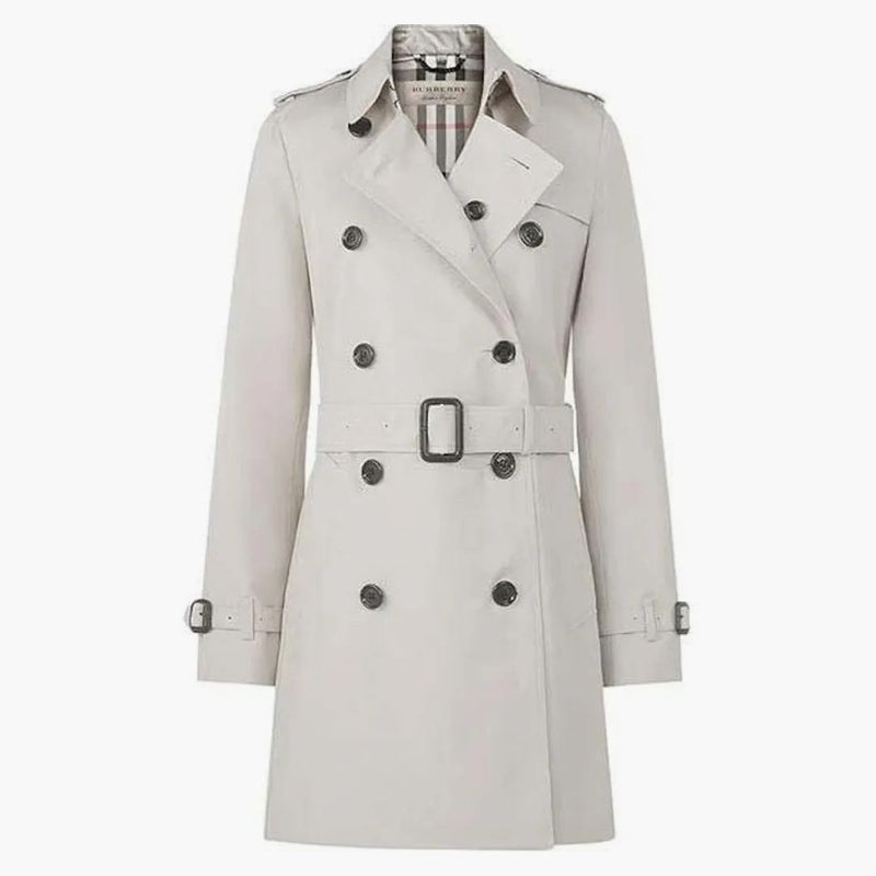 Trench a doppio petto di Burberry Beige