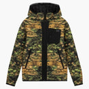 Burberry Down Graphic Printed Jacket Dark Fern Green