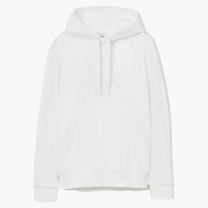 Bavlněná mikina burberry ekd bílá