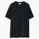Camiseta de algodón Burberry EKD Armada ahumada