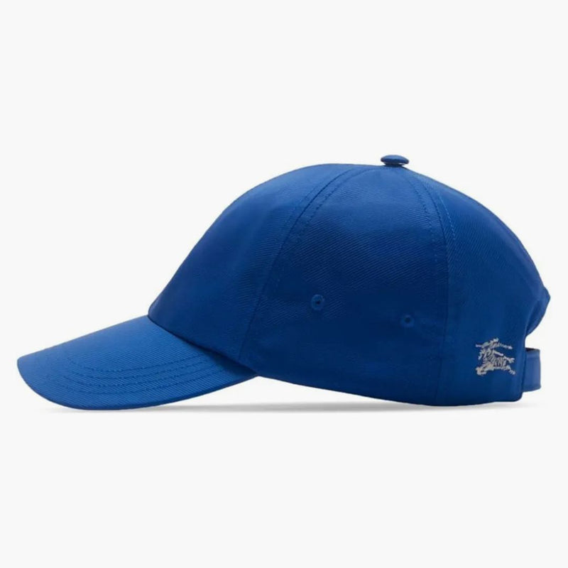 Burberry Ekd Logo Embroidered Baseball Cap Blue