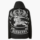 Burberry Ekd Print Nylon Hooded Jacket Black/White