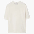 Burberry Ekd Stamp Print Print Cotton Tričko bílé