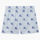 Burberry Ekd Tb-monogram Shorts Blue