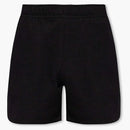 Burberry Ekd Technical Cotton Jacquard Shorts Black
