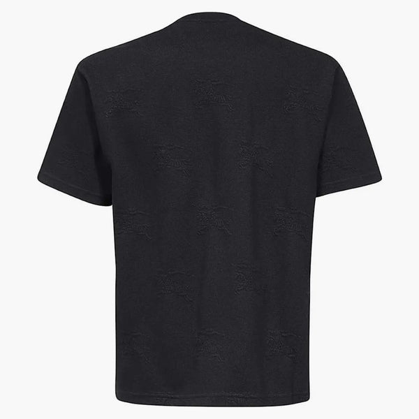 T-shirt di cotone tecnico Burberry EKD Nero