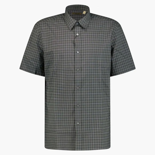 Burberry Edward Shirt Shirt Shirt Grigio scuro