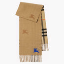 Burberry Ekd Cashmere Reversible Scarf Sand