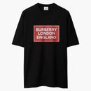 Tričko s logem Burberry Ellison černé