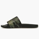 Burberry Embossed Logo Slides Mangrove Green