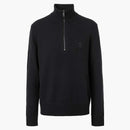 Burberry Empoidered Logo Cashmere Jumper Black