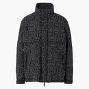 Burberry Embroidered Logo Packaway Jacket Black