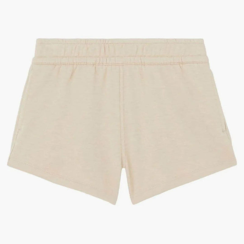 Burberry Embroidered Logo Shorts Beige