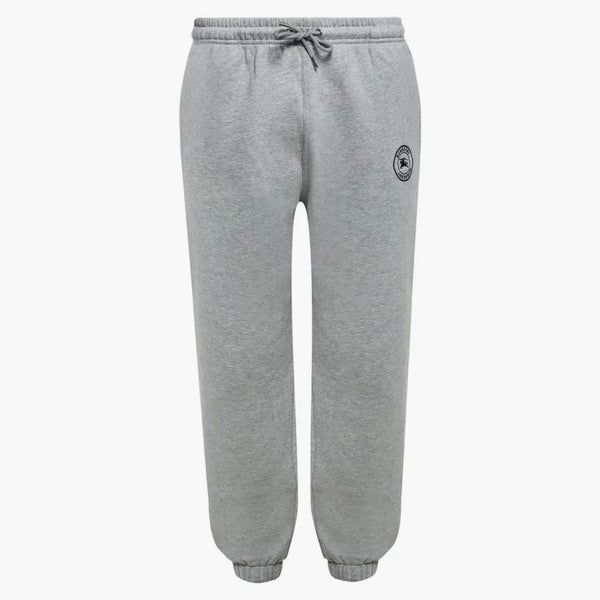 Burberry Embroidered Logo Sweatpants Heather Gray