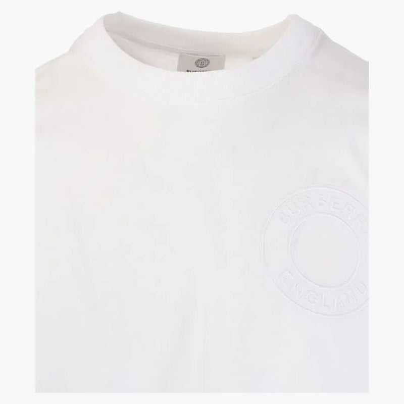 Burberry Embroidered Logo T-Shirt White