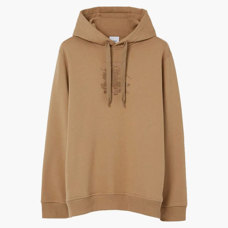 Burberry broderad monogram EKD Cotton Hoodie Camel