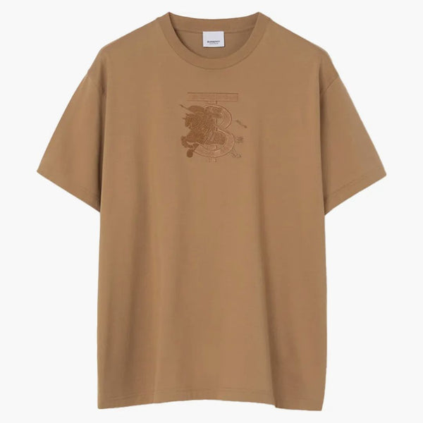 Monogramma ricamato Burberry EKD T-shirt in cotone