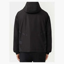 Burberry equestrian riddare tryckt jacka svart