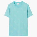 Burberry Equestrian Knight Tričko s kulatým krkem modré