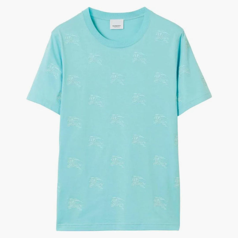 Burberry Equestrian Knight T-shirt niebieski