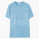 BURBERRY jezdecké rytířské tričko světle modré