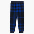 Burberry Exploded Check Jogging Pants Deep Royal Blue