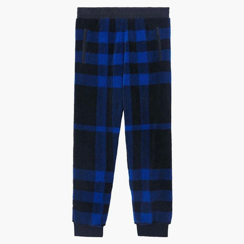 Burberry Exploded Check Jogging Pants Deep Royal Blue