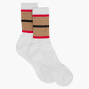 Burberry Exploded Icon Stripe Socks White
