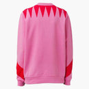 Burberry Fairhall Flag Print Cotton Sweatshirt Primrose Pink