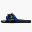 Burberry Fastener Slides Black Blue