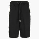 Burberry Fawnley Logo Print Track Shorts Black/White