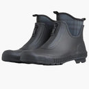 Burberry Flinton Rain Boots Black Charcoal Rubber (women's)