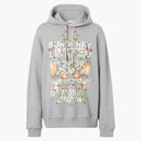 Burberry Floral Montage Print Hoodie Gray/Melange