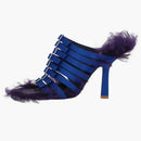 Burberry Fox Strap Heels Blue Multi (women's)