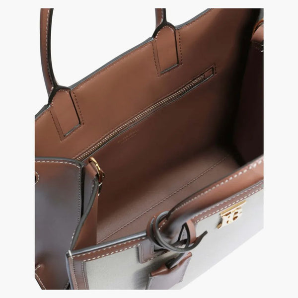 Burberry frances handväska brun